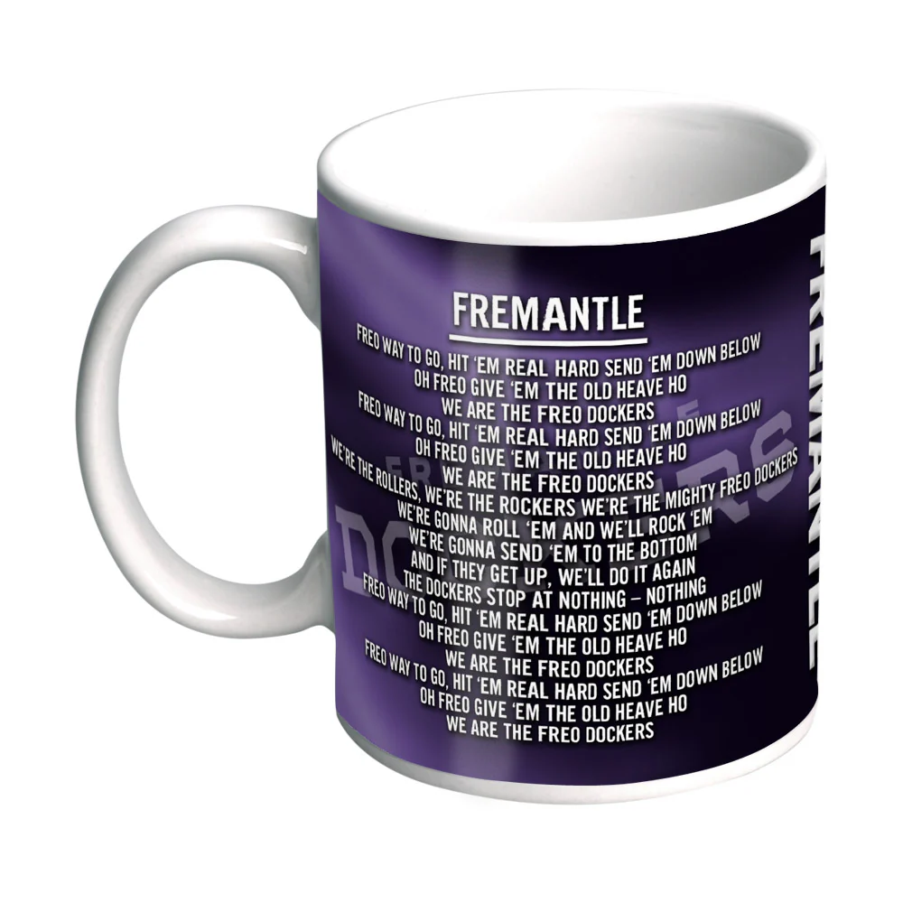 Fremantle Dockers Team Song Mug - Image 2