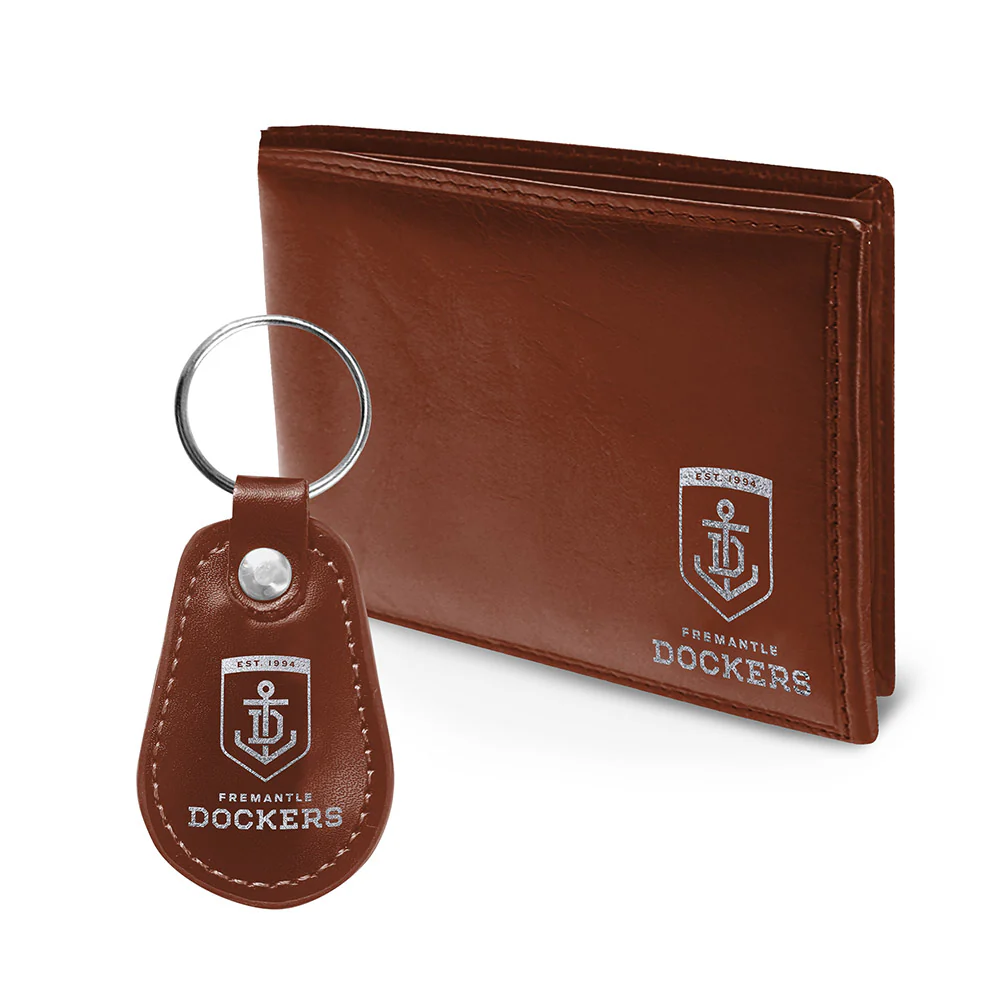 Fremantle Dockers Wallet & Keyring Pack