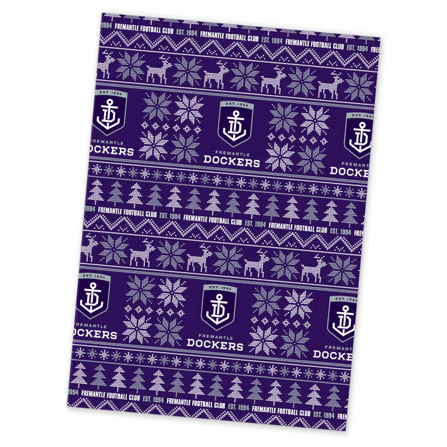 Fremantle Dockers Christmas Wrapping Paper