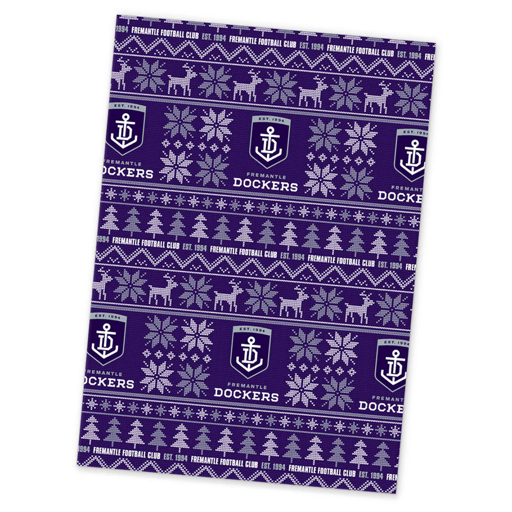 Fremantle Dockers Christmas Wrapping Paper - Image 2