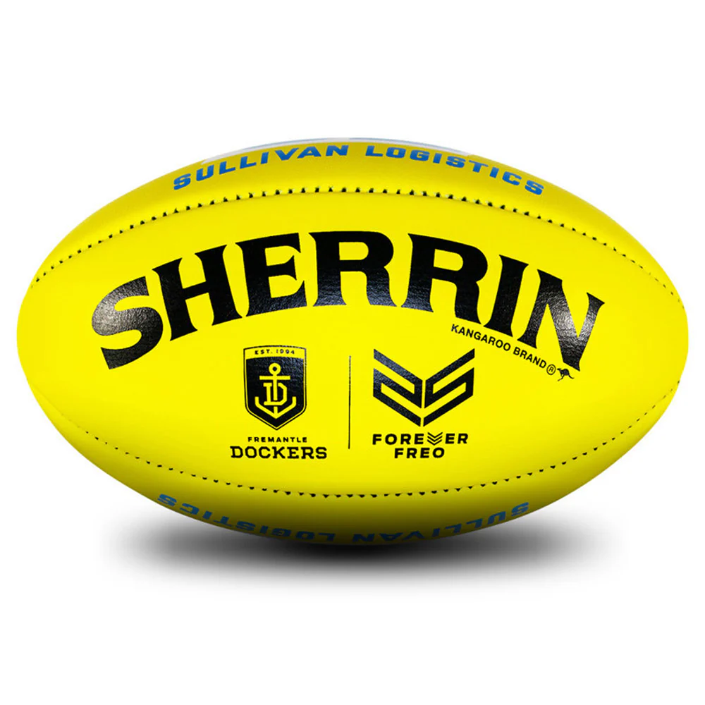 Fremantle Dockers Yellow Official Game Ball