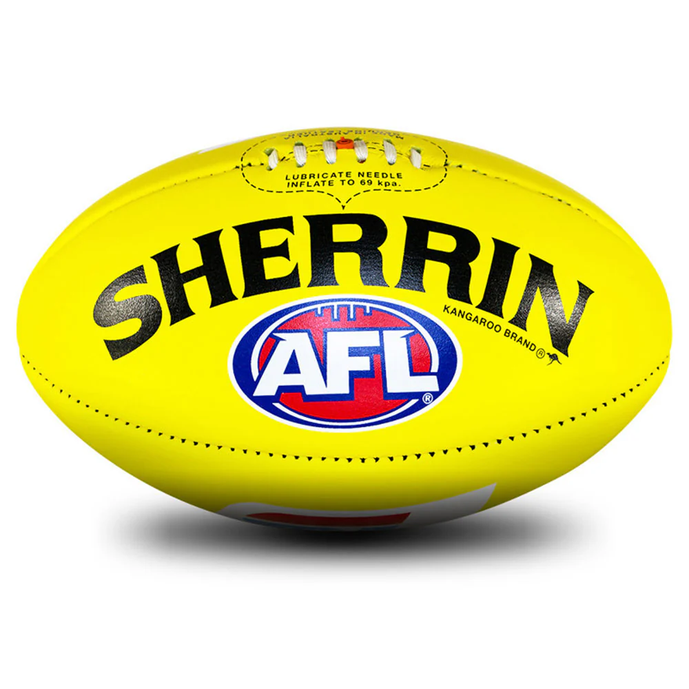Fremantle Dockers Yellow Official Game Ball - Image 2