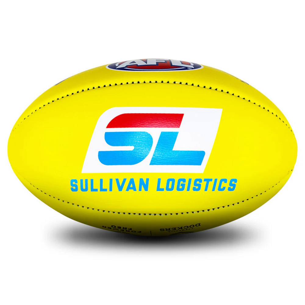 Fremantle Dockers Yellow Official Game Ball - Image 4