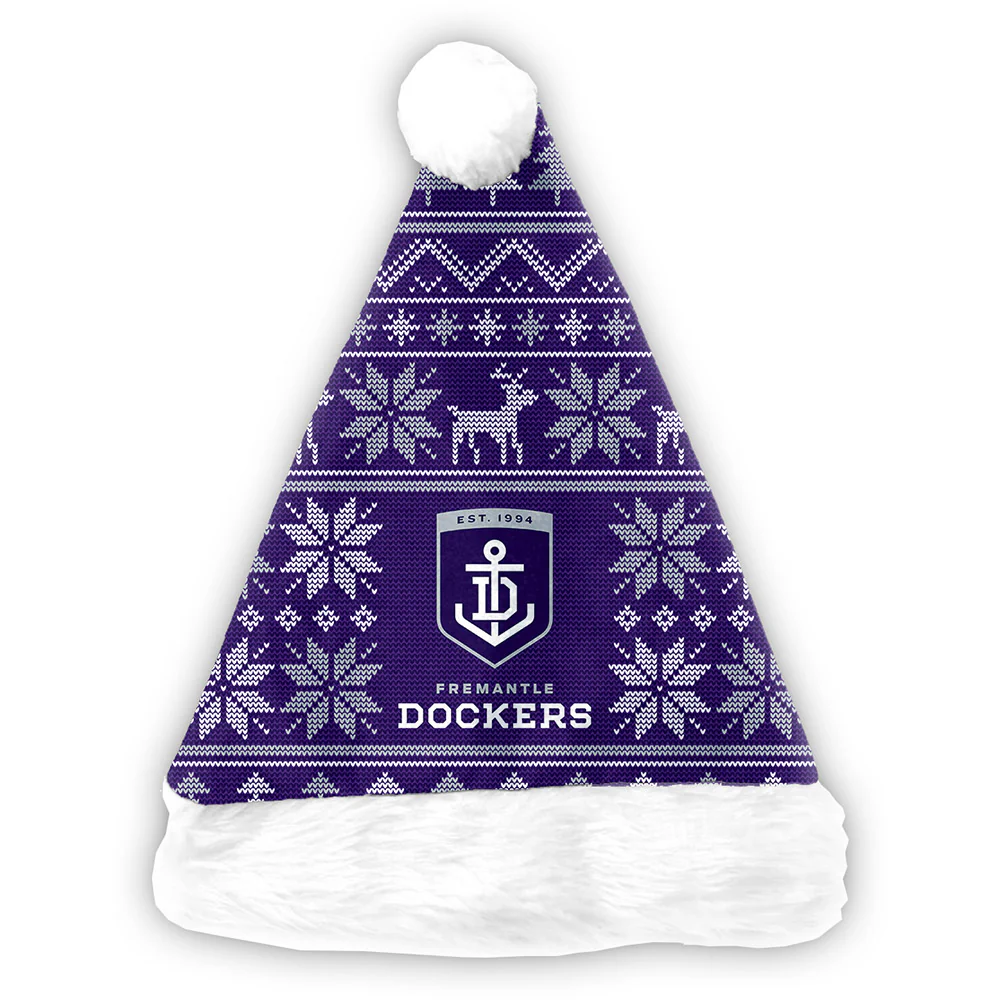 Fremantle Dockers Christmas Santa Hat