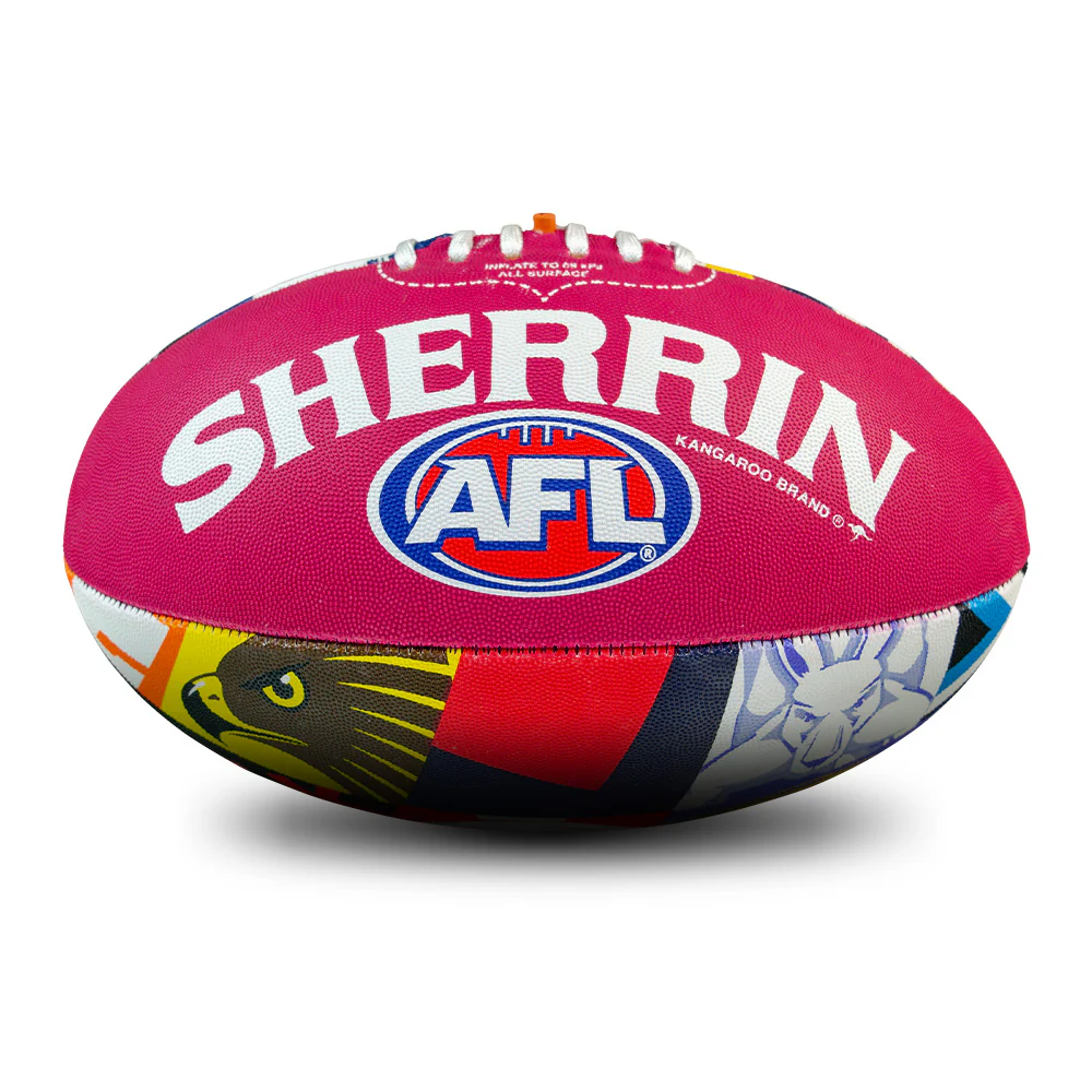 Gather Round 2026 All Team Synthetic Size 5 Maroon Ball