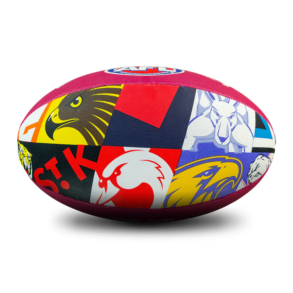 Gather Round 2026 All Team Synthetic Size 5 Maroon Ball - Image 2