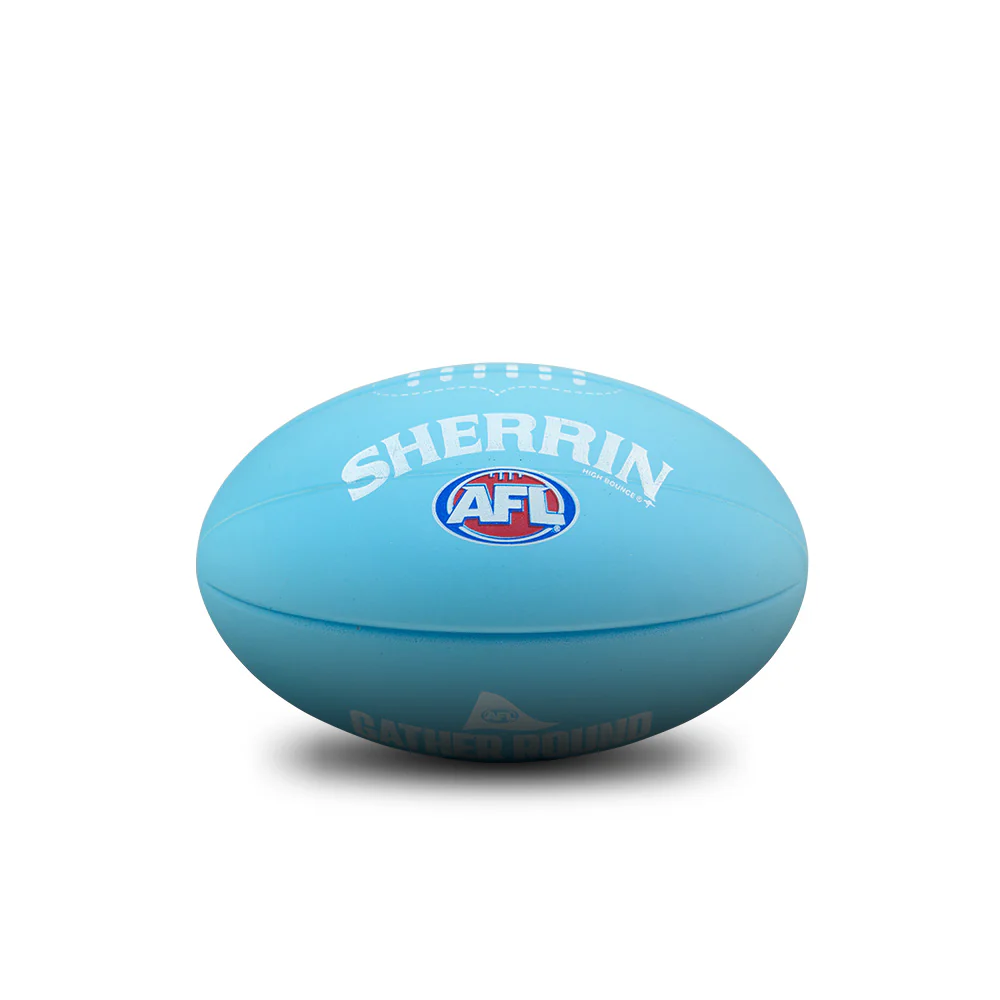 Gather Round 2026 High Bounce Footy Blue