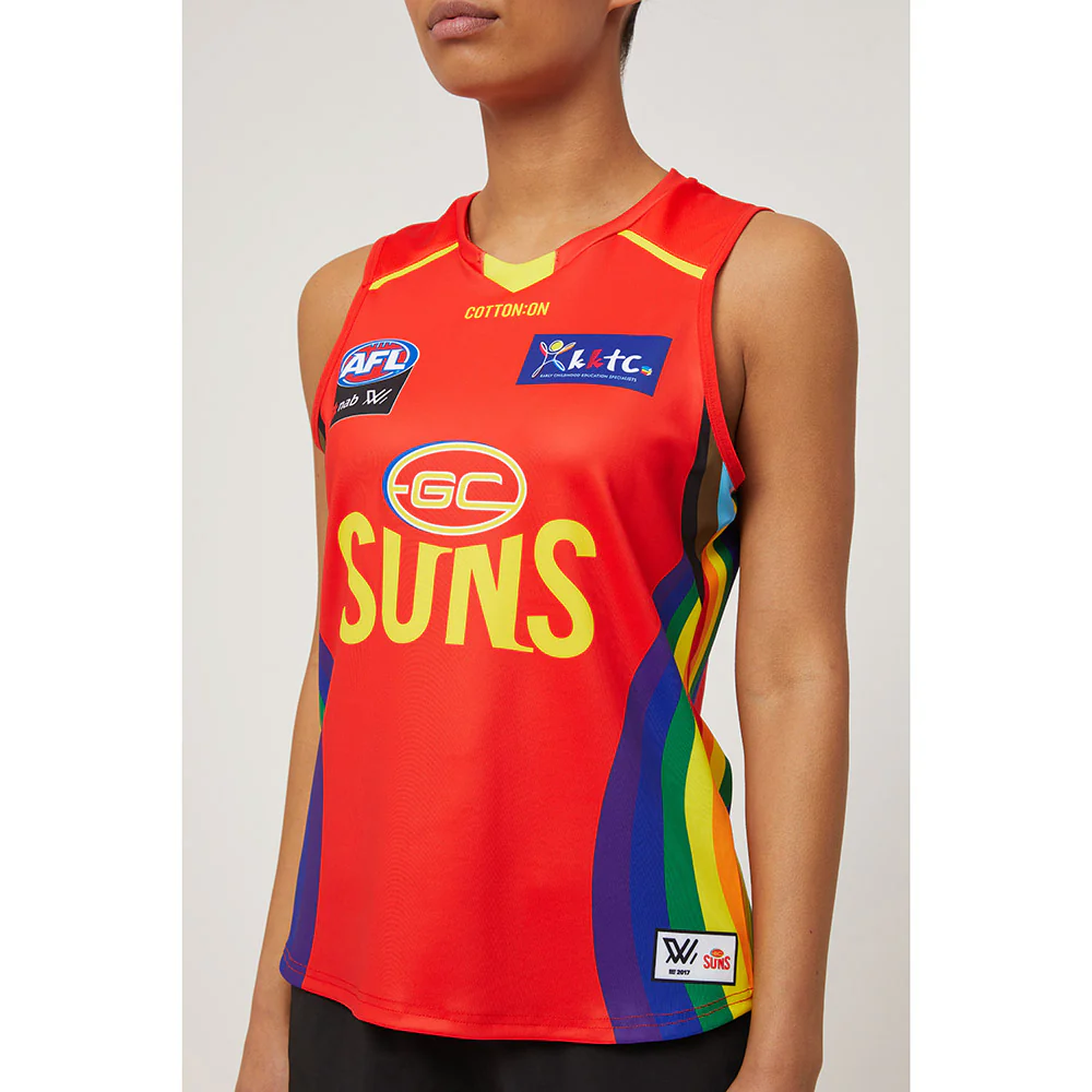 Gold Coast Suns AFLW Season 7 Womens Pride Guernsey - Image 4