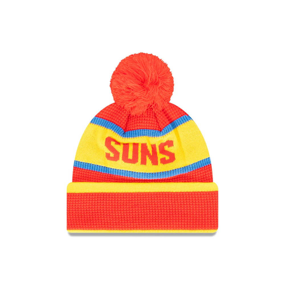 Gold Coast Suns New Era Waffle Wordmark Beanie - Image 2