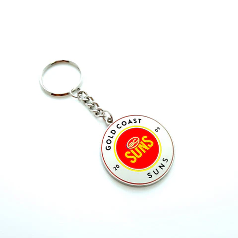 Gold Coast Suns Round Logo Keyring - Image 2
