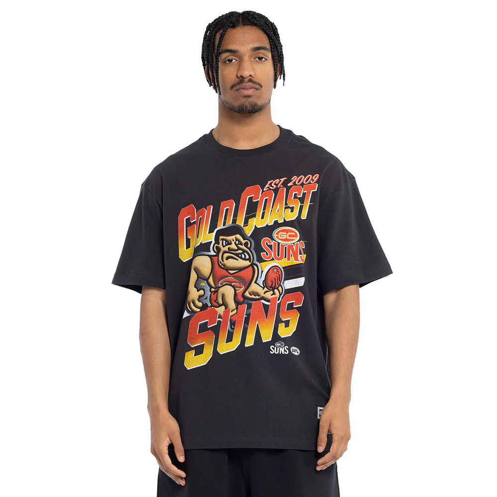 Gold Coast Suns Mens Mascot Character Tee