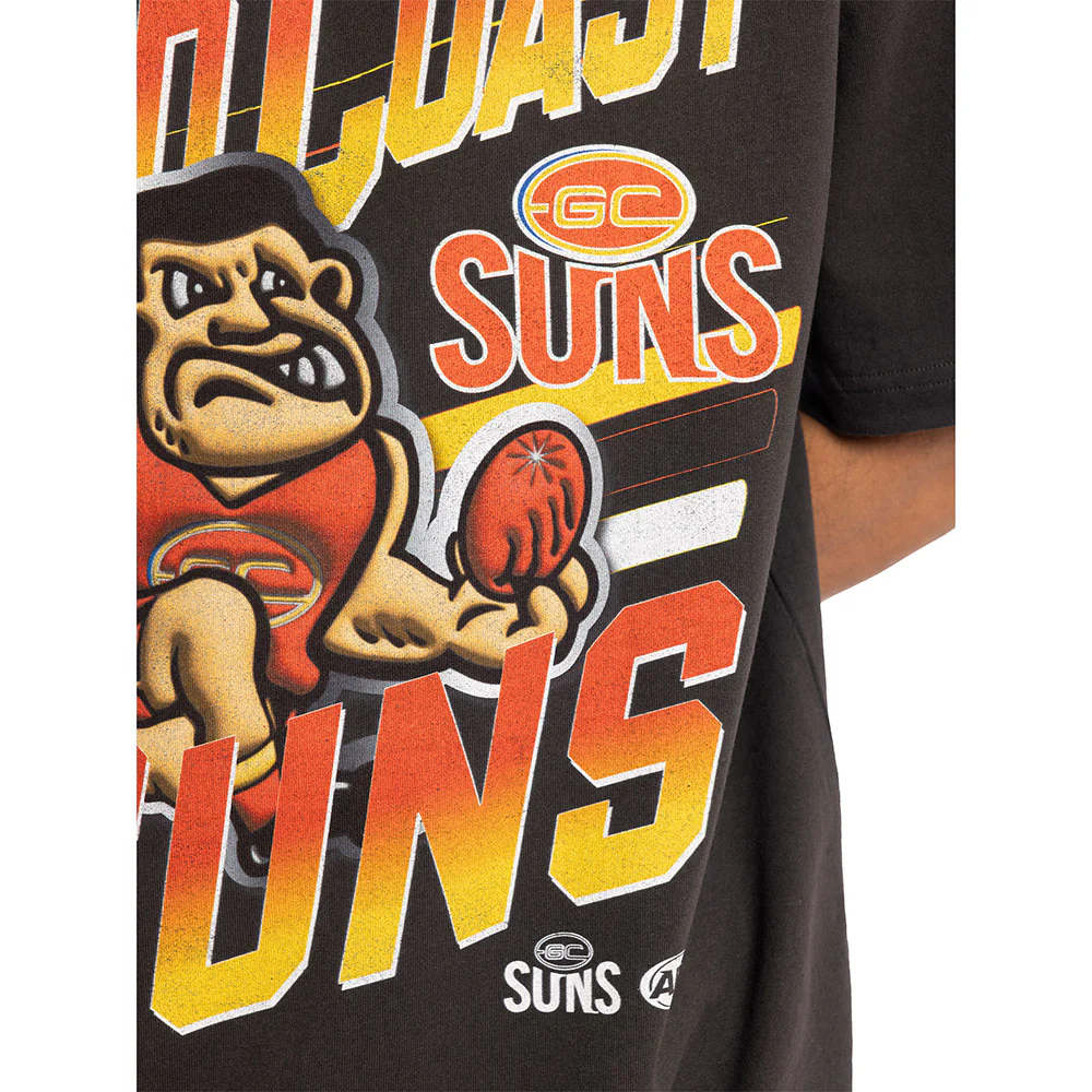 Gold Coast Suns Mens Mascot Character Tee - Image 3