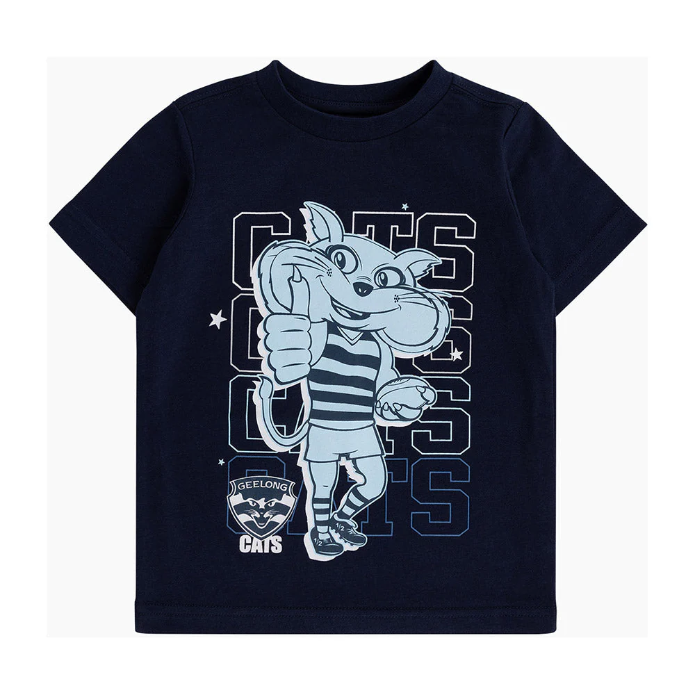 Geelong Cats 2024 Kids Graphic Tee - Image 5