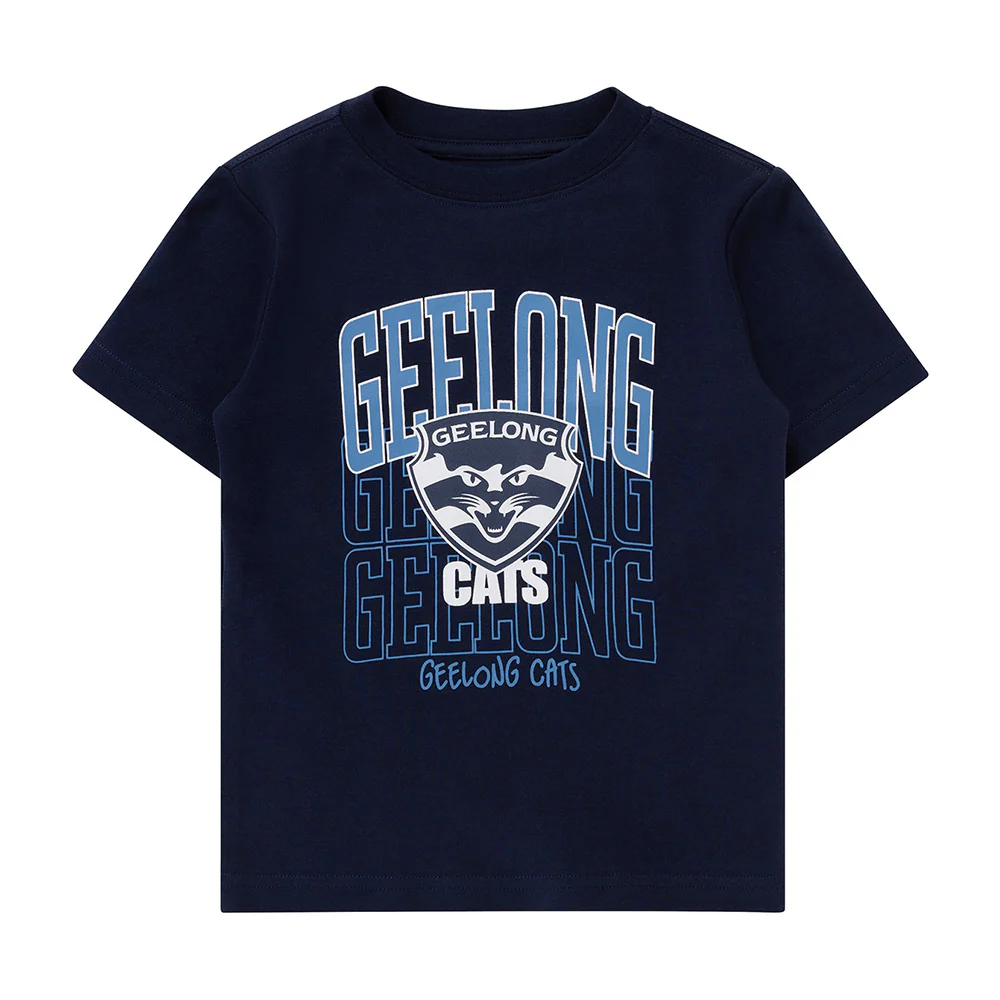 Geelong Cats Kids Core Logo Tee