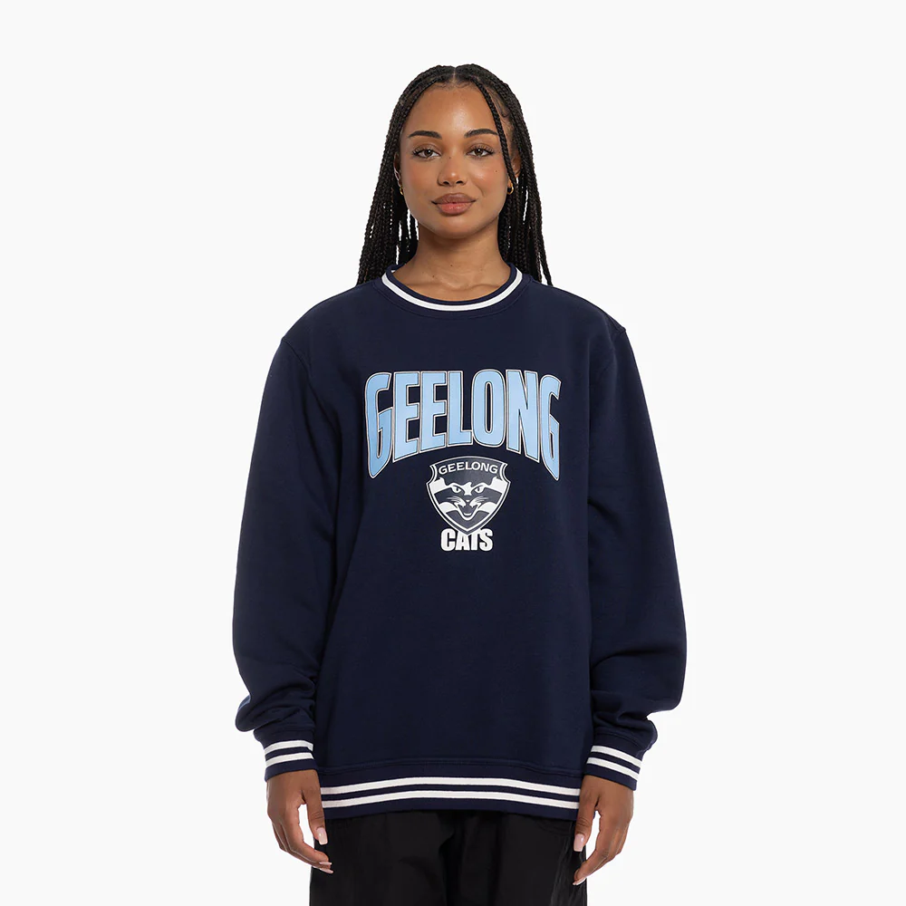 Geelong Cats Adult Arch Crew Sweater - Image 3