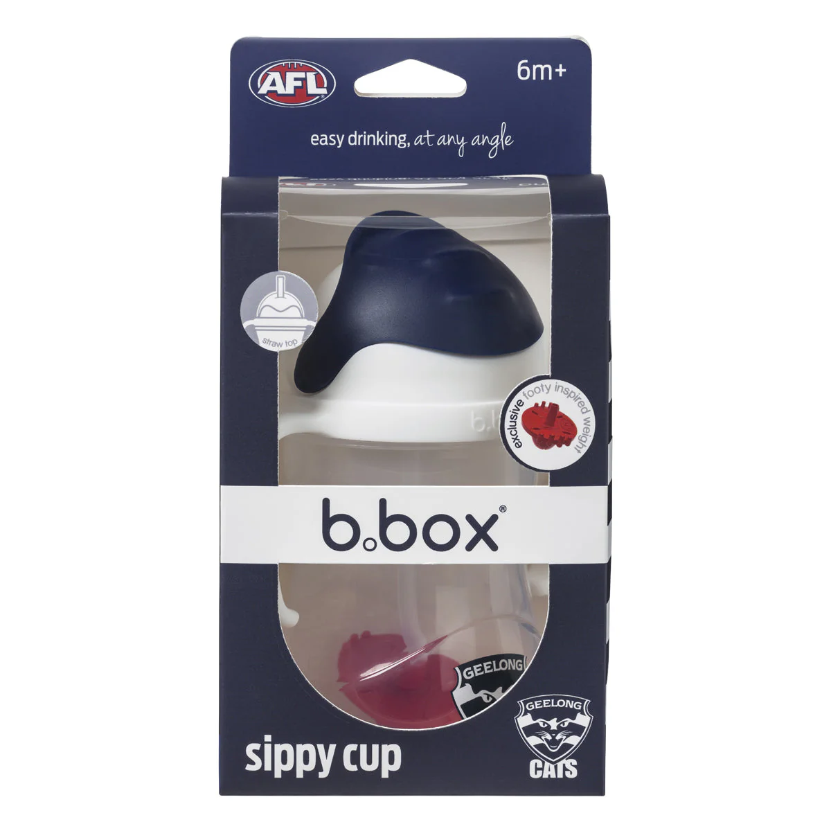 Geelong Cats B Box Sippy Cup - Image 6