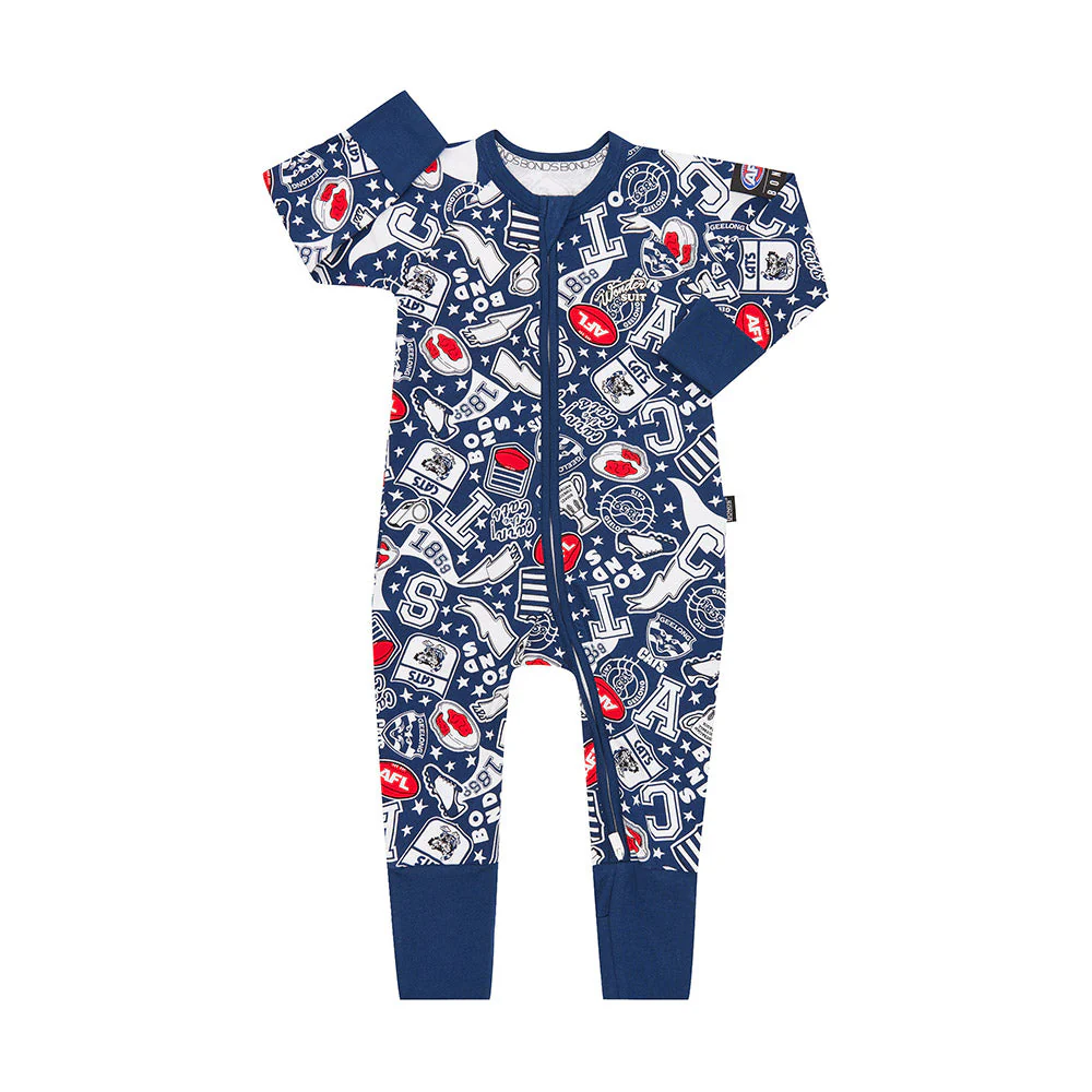 Geelong Cats Digi Zip Wondersuit - Image 5