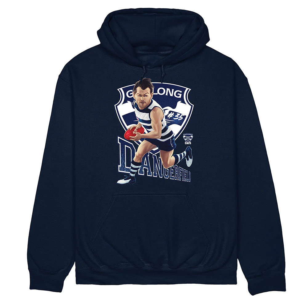 Geelong Cats Grange Adult Hoodie - Patrick Dangerfield