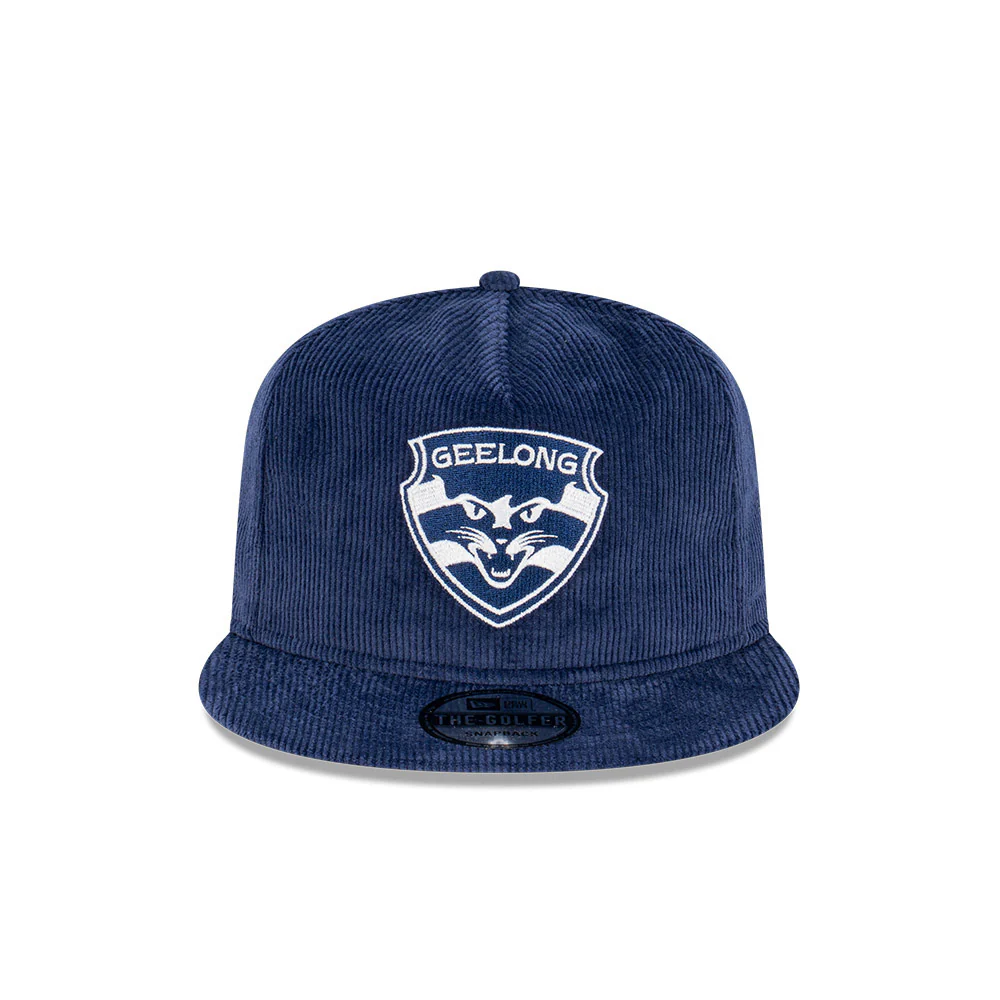 Geelong Cats New Era Corduroy Golfer Cap - Image 3