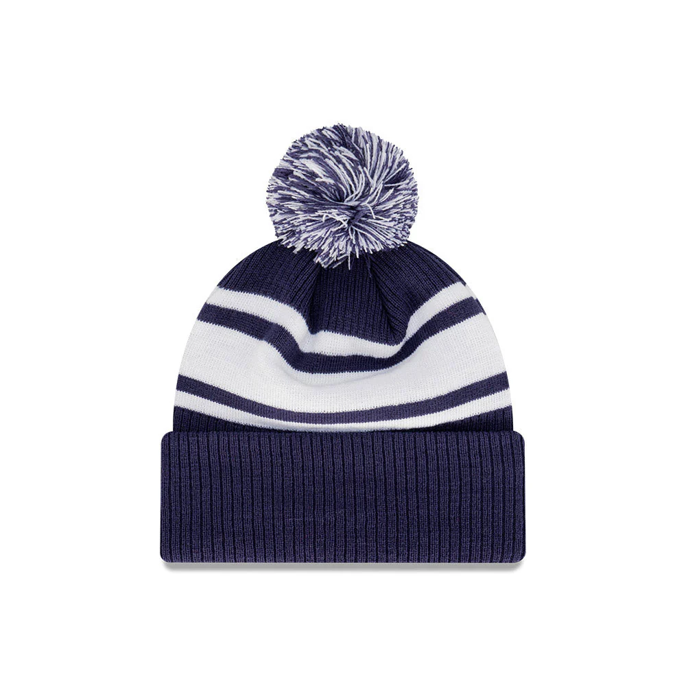 Geelong Cats New Era Stripe Knitted Beanie - Image 4