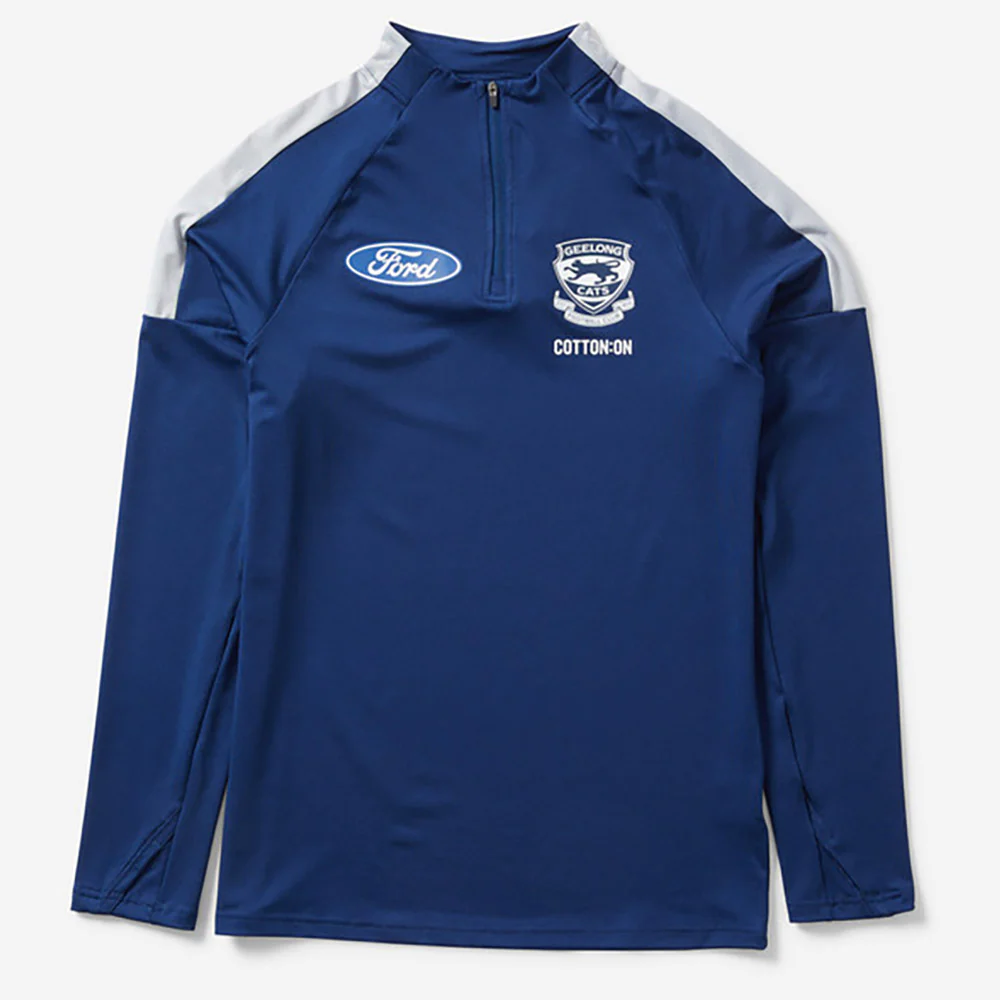 Geelong Cats 2025 Authentic 1/4 Zip Performance Top