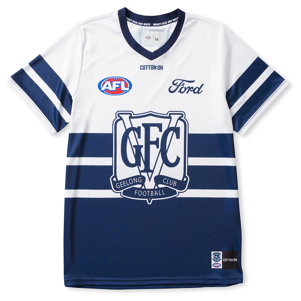 Geelong Cats 2026 Run Out Adult Tee Adult