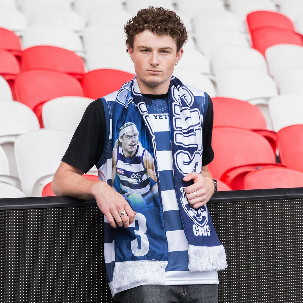 Geelong Player Scarf - Bailey Smith
