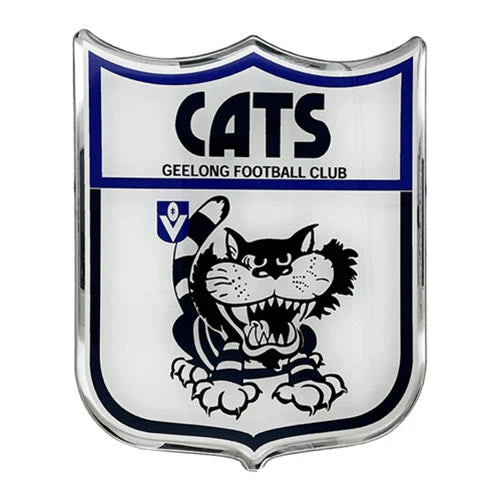 Geelong Cats Retro Logo Car Decal - Image 2