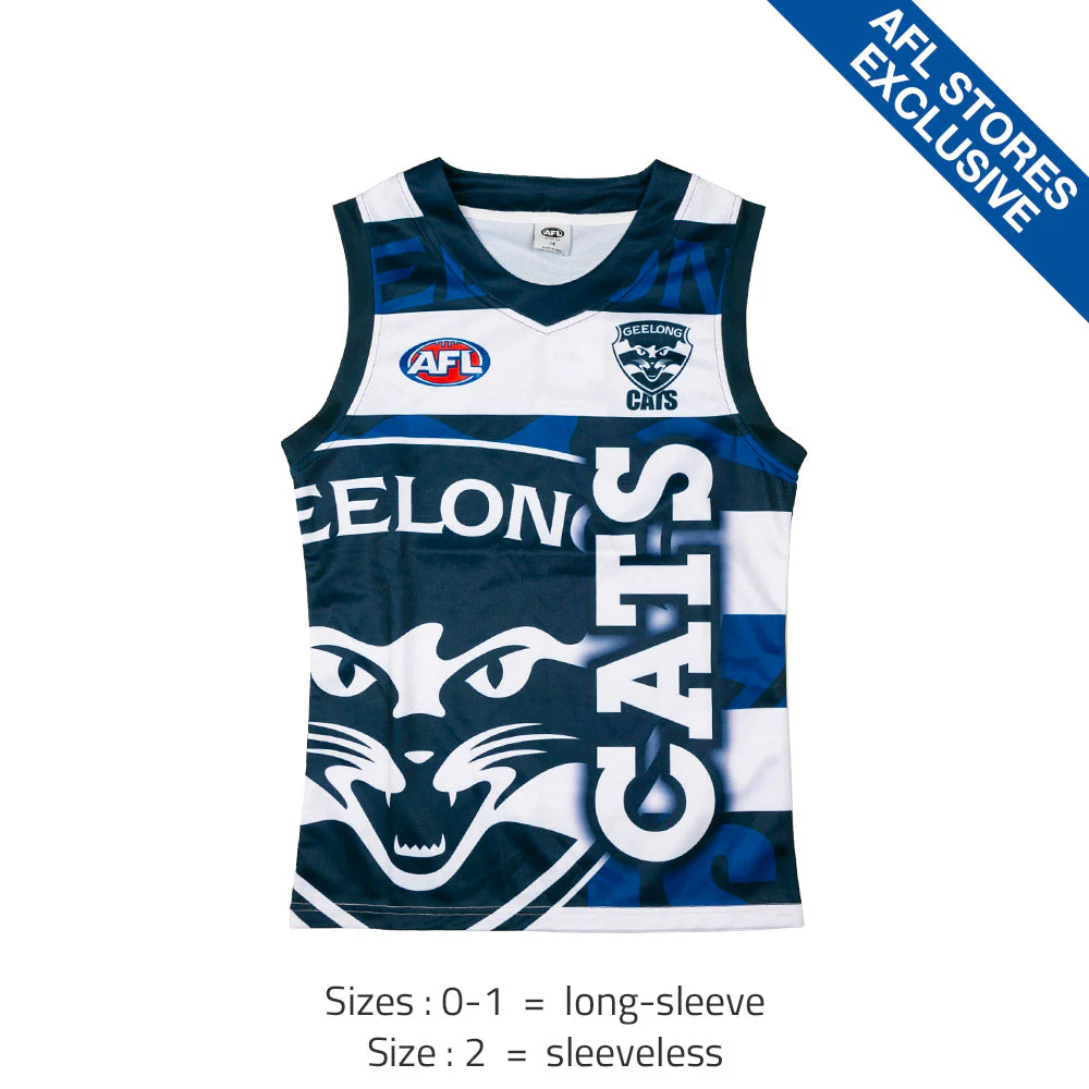 Geelong Cats Toddler Logo Guernsey - Image 6