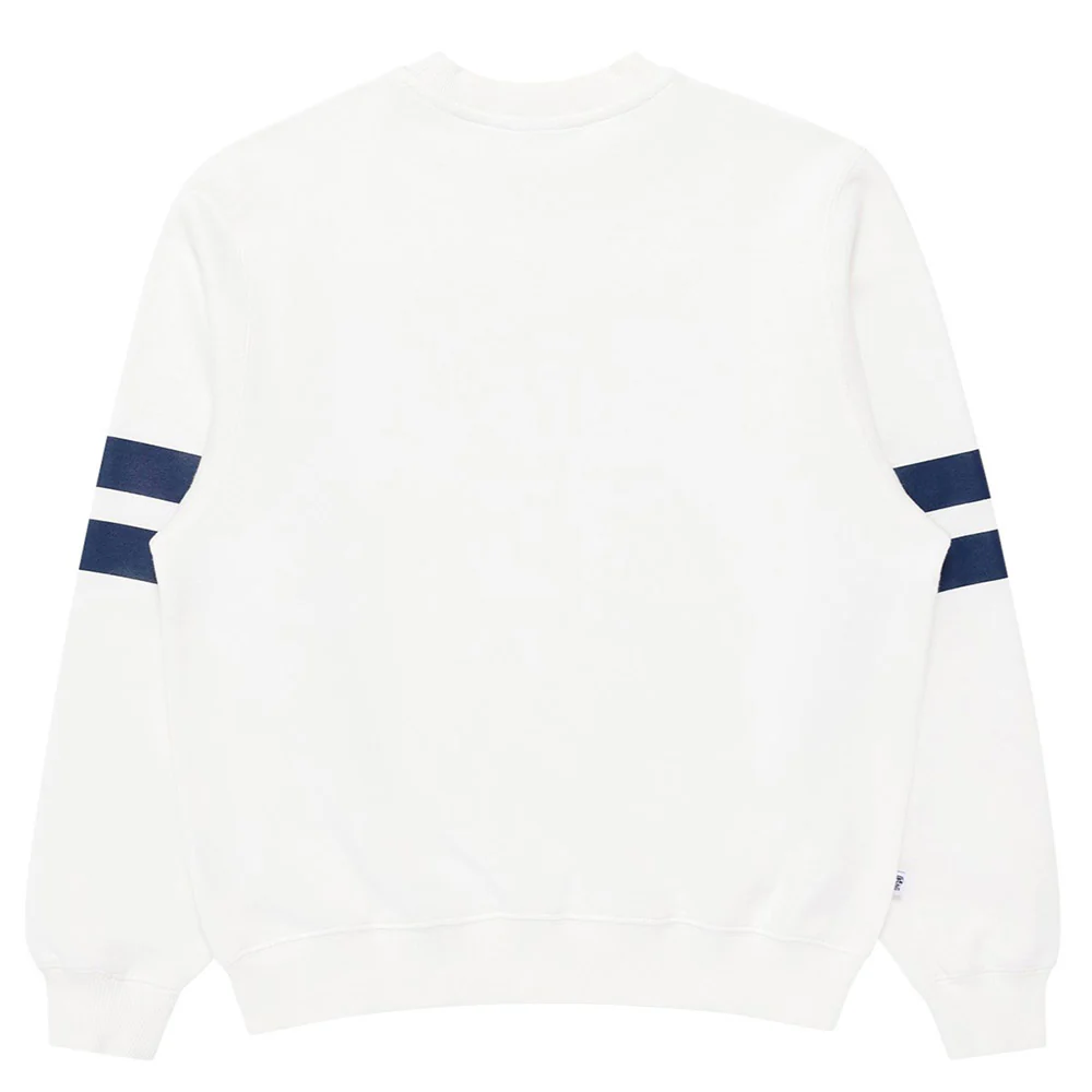 Geelong Cats Womens Stripe Sleeve Crew - Image 5