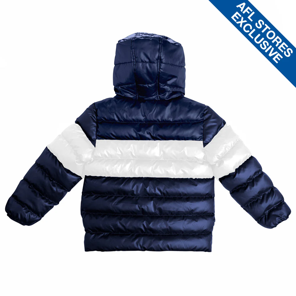 Geelong Cats Youth Puffer Jacket - Image 2