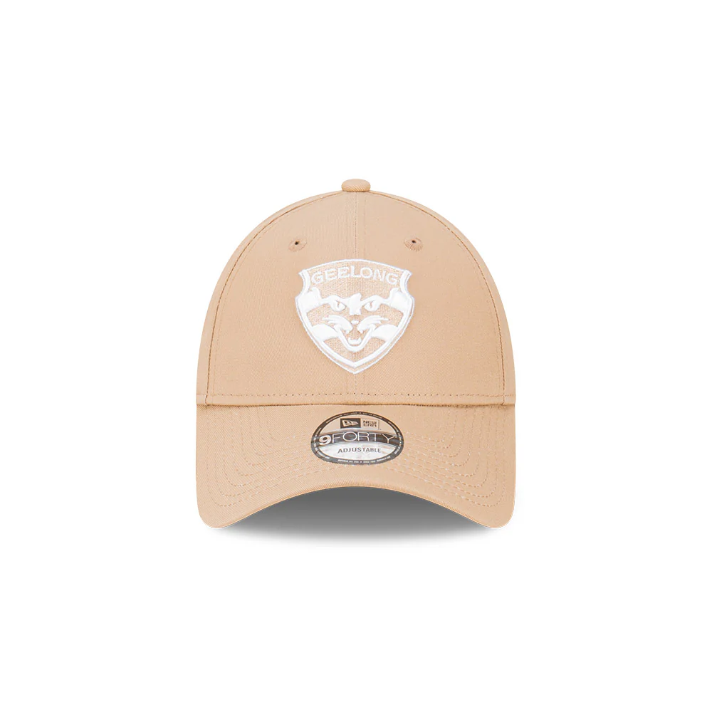 Geelong Cats New Era Camel 9forty Cap - Image 3