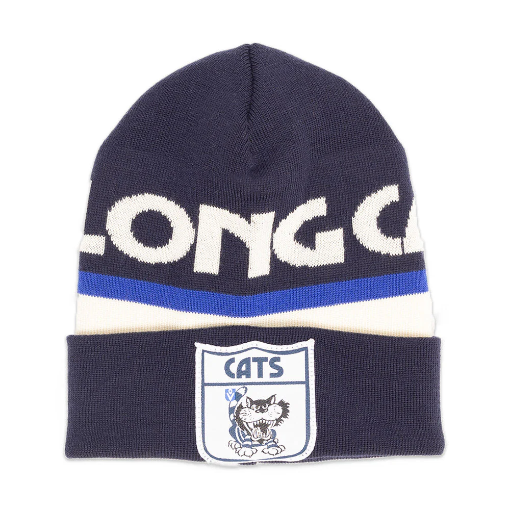 Geelong Cats Throwback Merino Wool Beanie