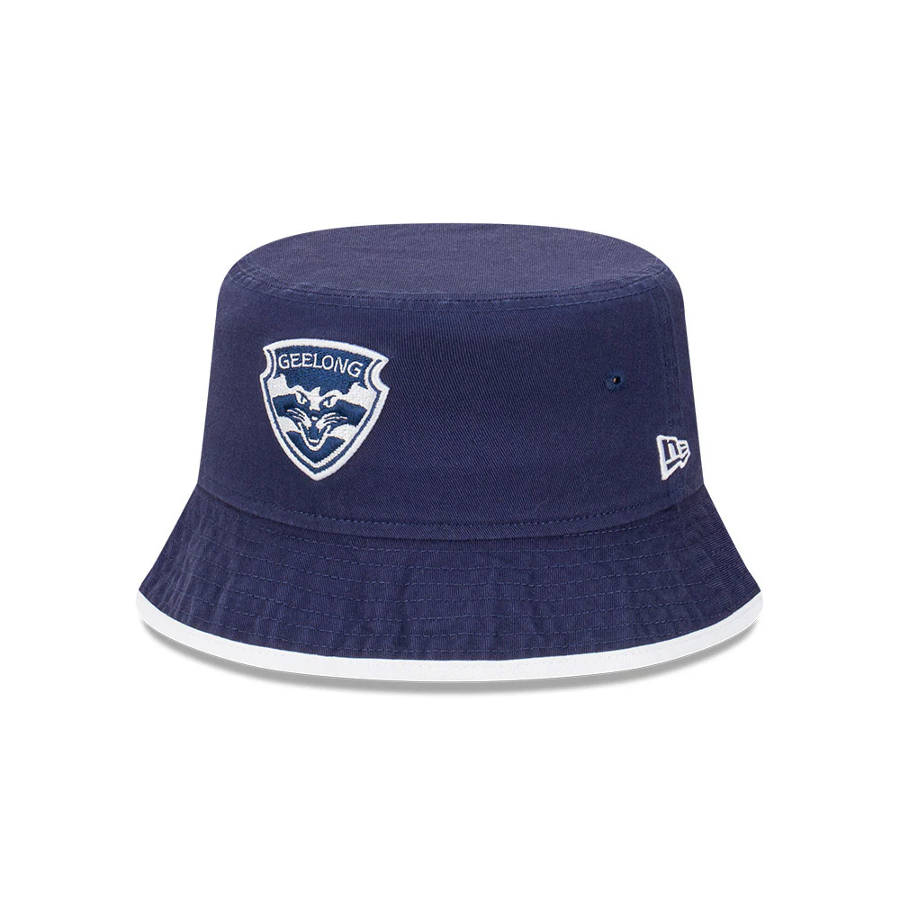 Geelong Cats New Era Trim Bucket Hat