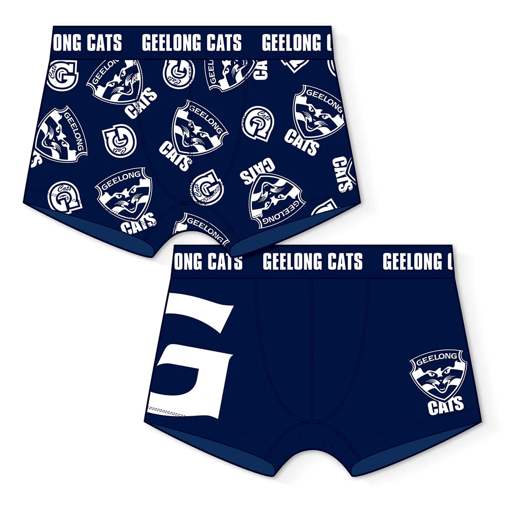 Geelong Cats Mens Trunks - 2 Pack