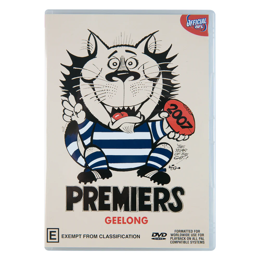 Geelong Cats 2007 Premiers Dvd