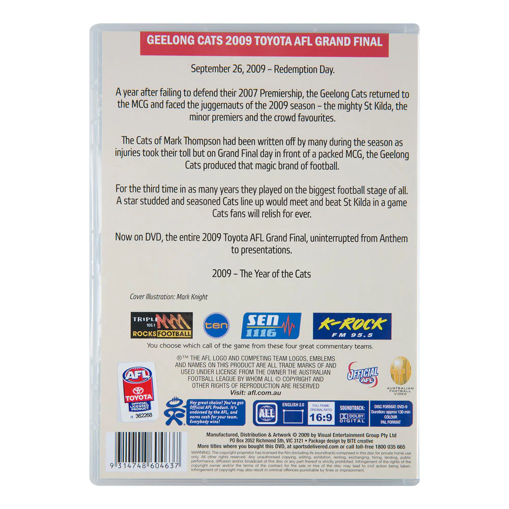 Geelong Cats 2009 Premiers Dvd - Image 4