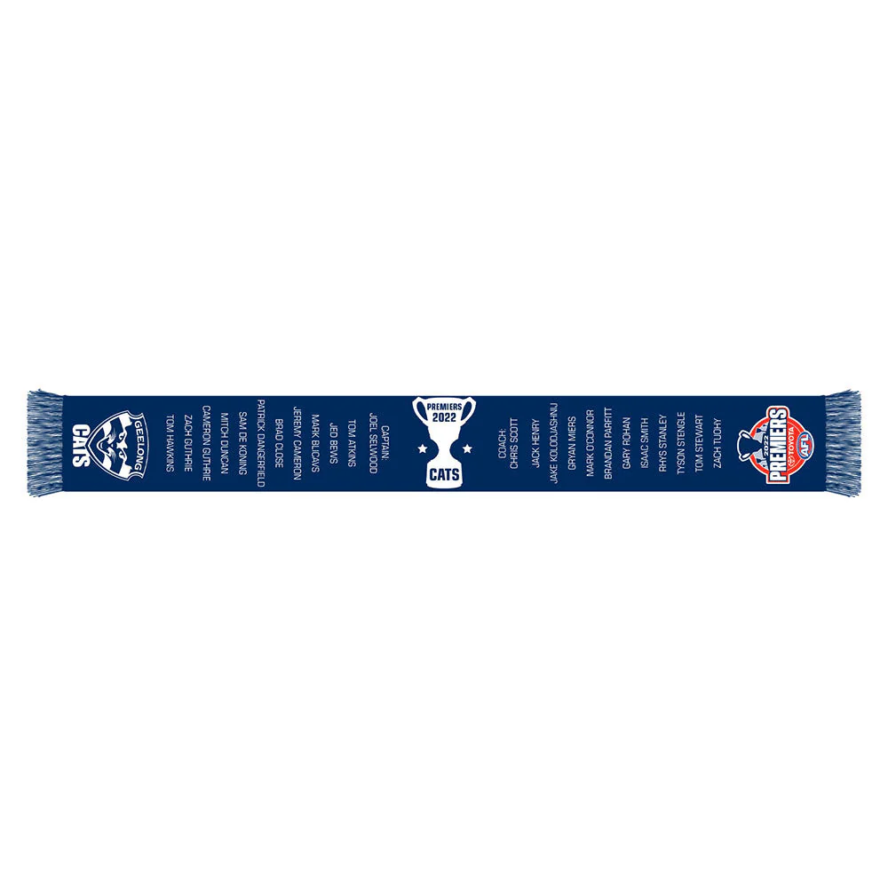 Geelong Cats 2022 Premiers Scarf - Image 6