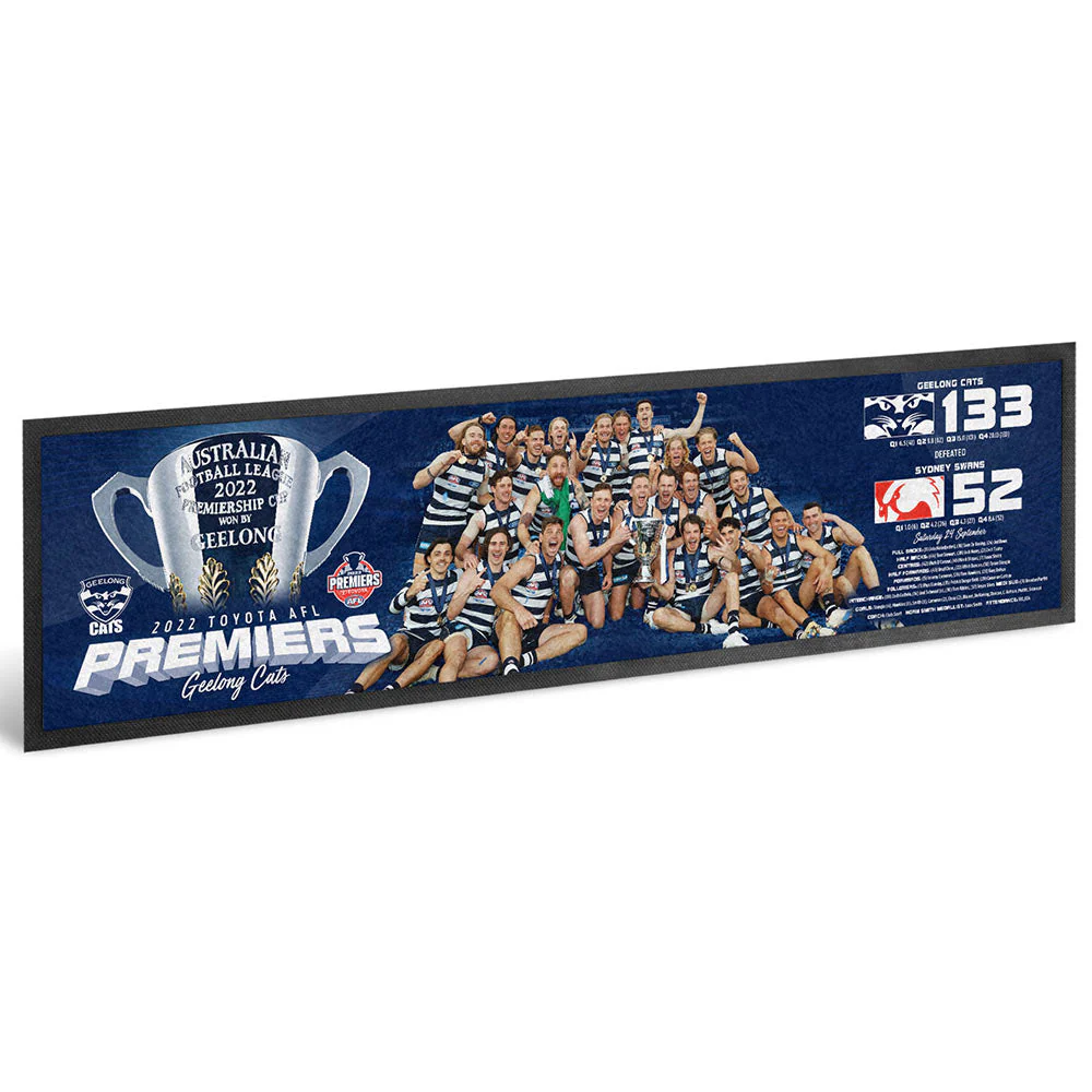 Geelong Cats 2022 Premiers Team Bar Runner - Image 2