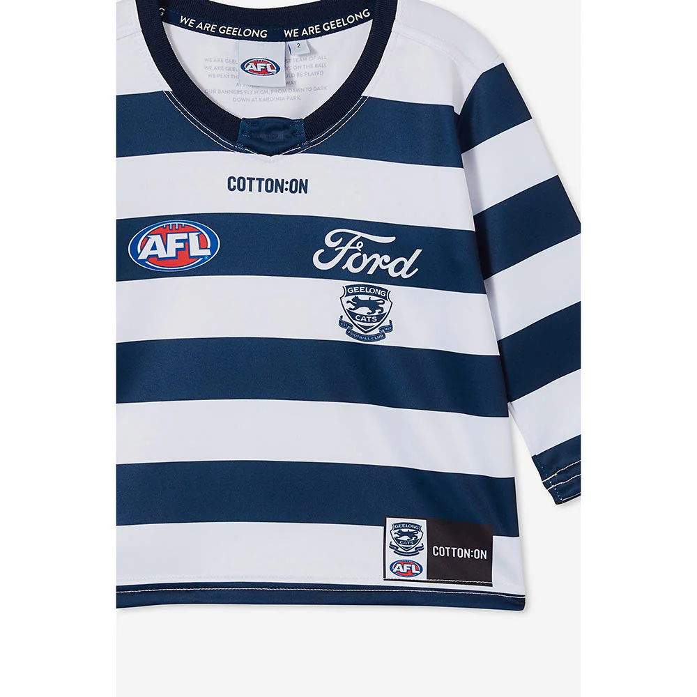 Geelong Cats 2024 Authentic Infant Home Guernsey - Image 4