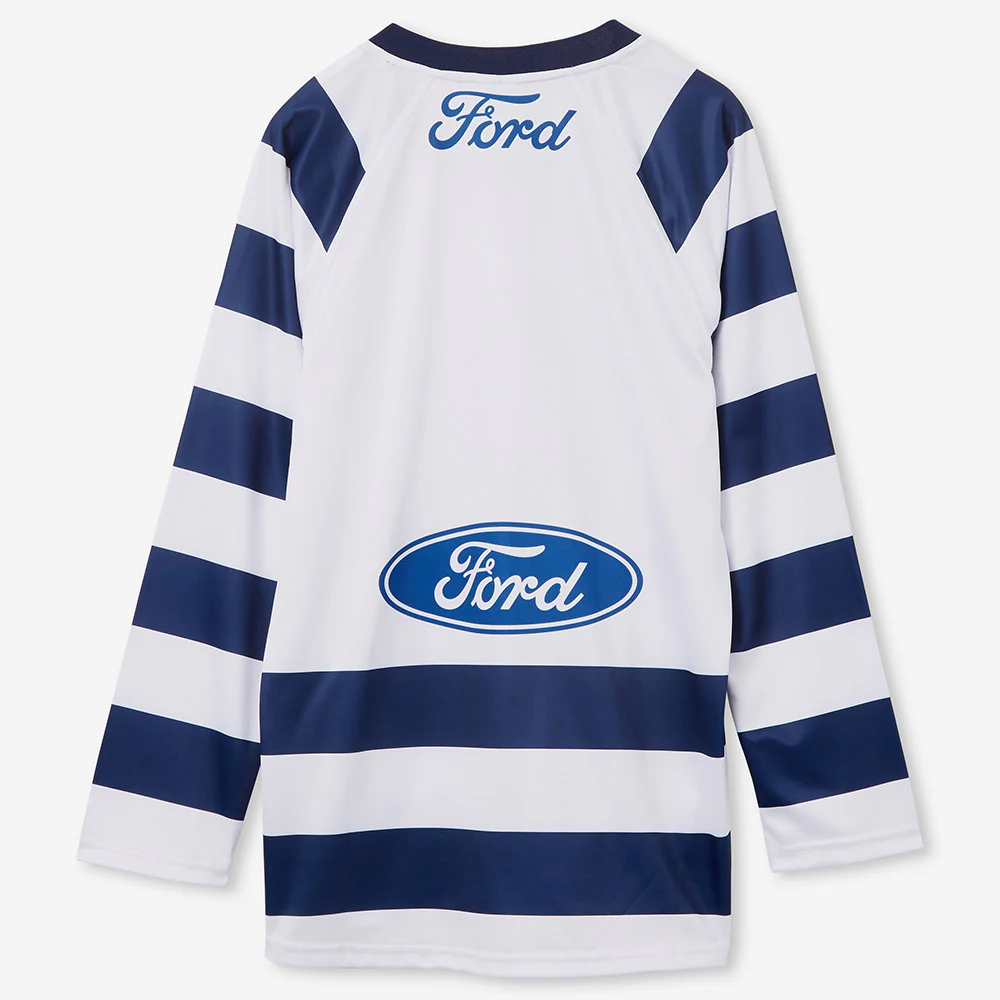 Geelong Cats 2024 Authentic Mens Home Long Sleeve Guernsey - Image 2