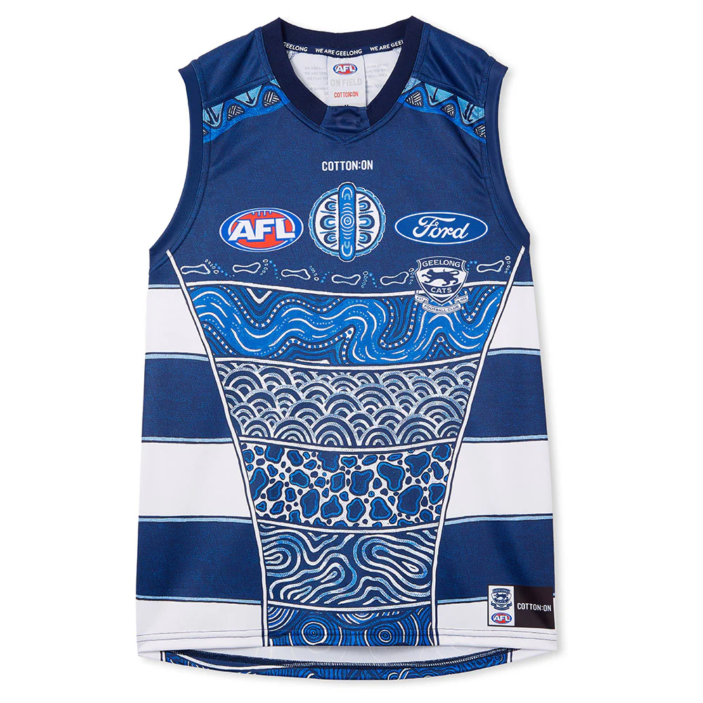 Geelong Cats 2024 Authentic Mens Indigenous Guernsey