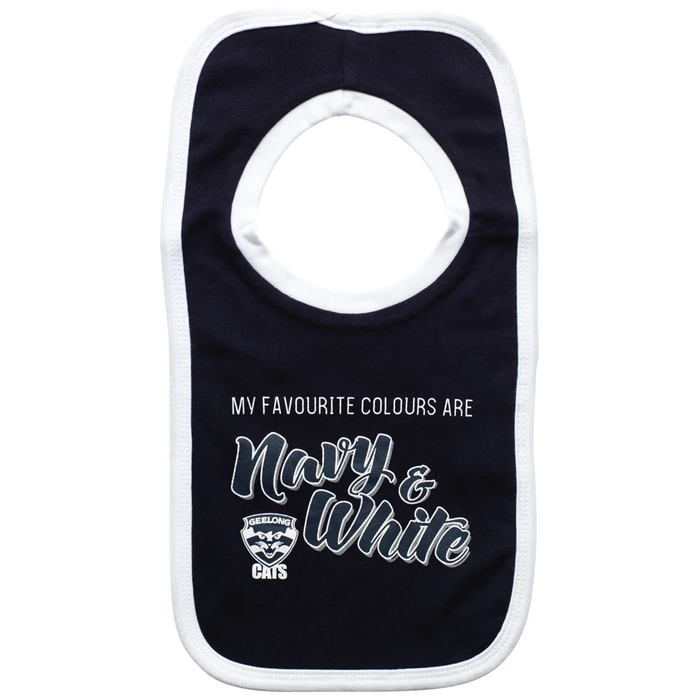 Geelong Cats Babies 2 Pack Bib Set