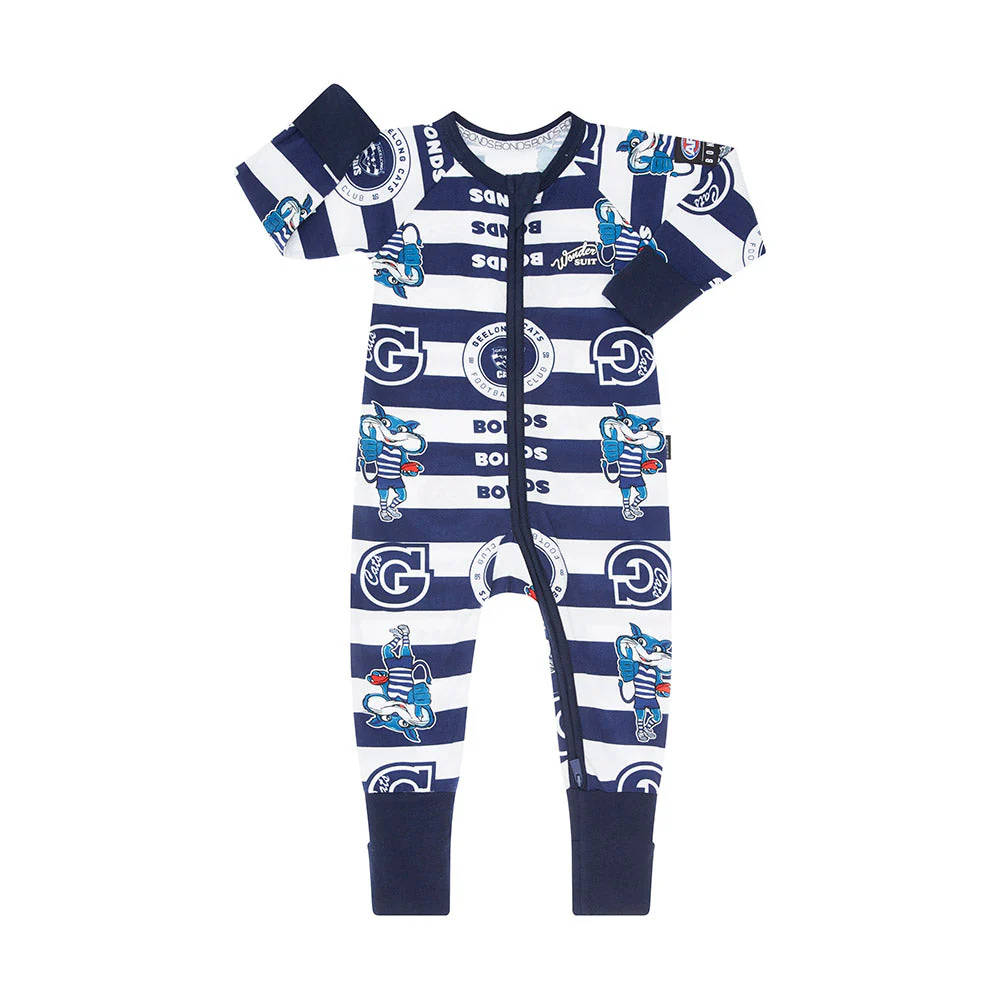 Geelong Cats Babies Wondersuit - Image 3