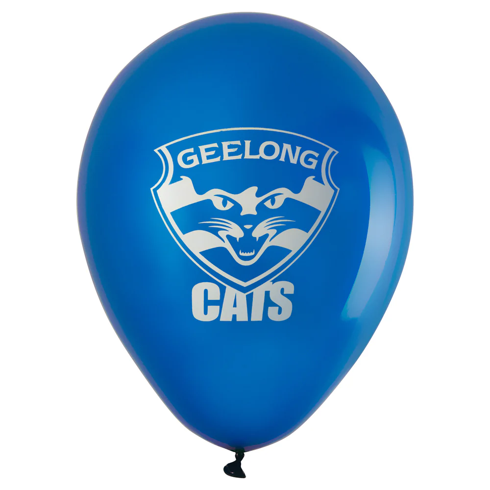 Geelong Cats Balloons - 25 Pk - Image 2