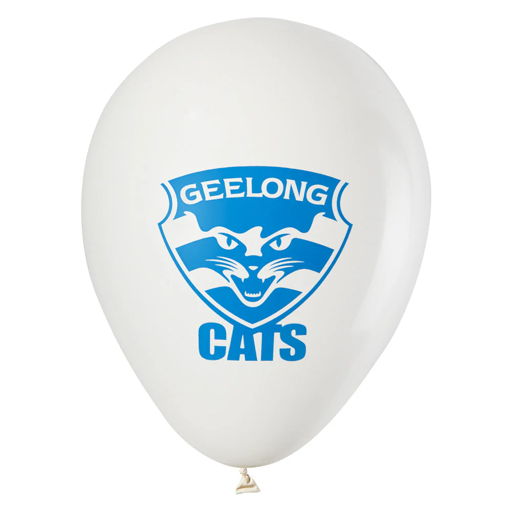 Geelong Cats Balloons - 25 Pk - Image 3
