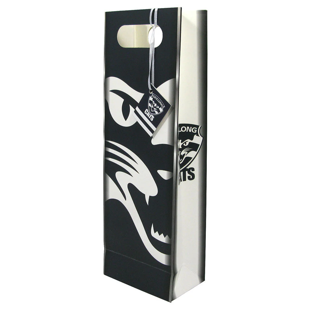 Geelong Cats Bottle Gift Bag - Image 3