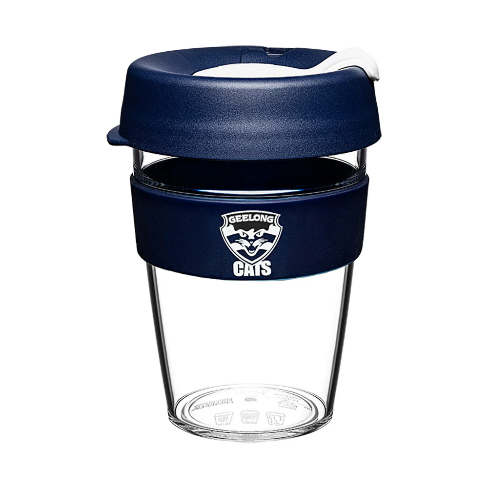 Geelong Cats Clear Medium Keepcup