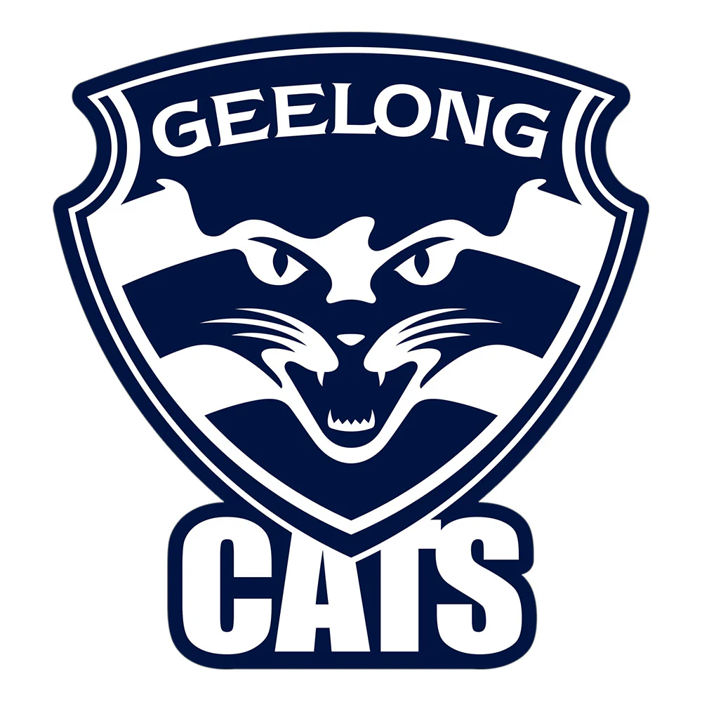 Geelong Cats Die Cut Logo Sticker