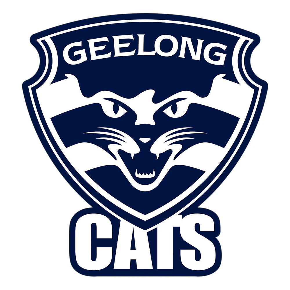 Geelong Cats Die Cut Logo Sticker - Image 2